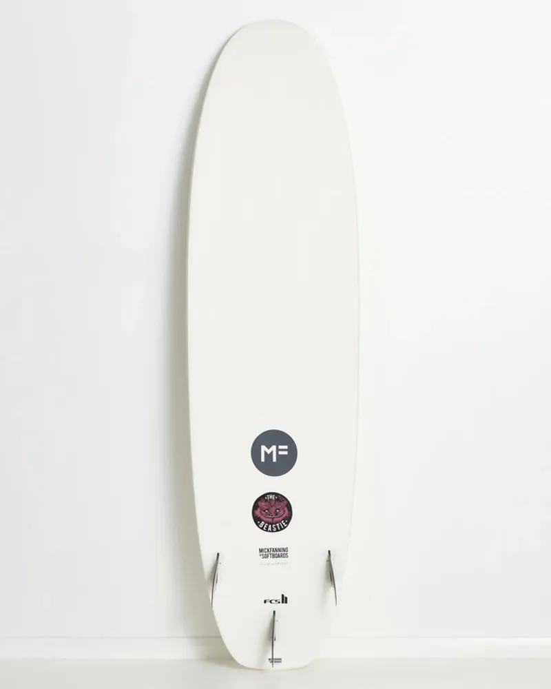 Mick Fanning 6ft Beastie Softboard White-1